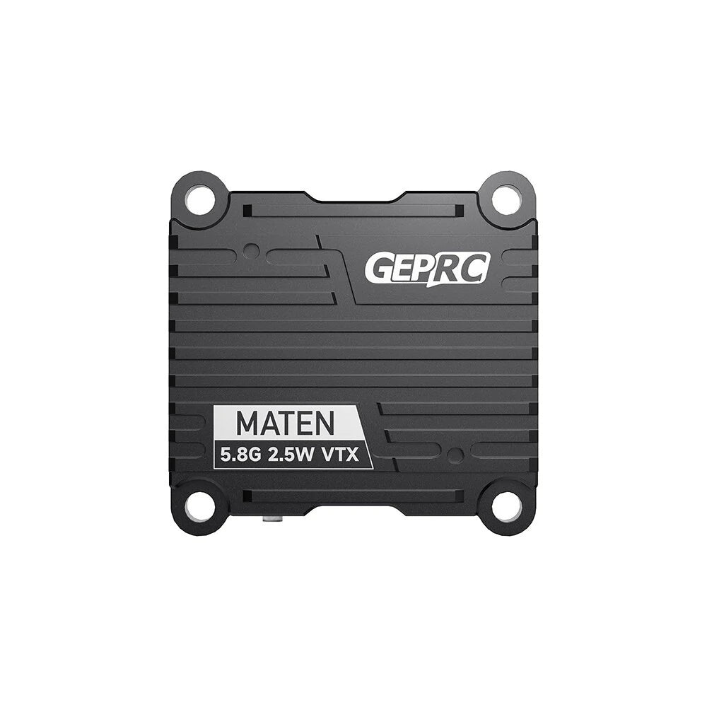 GEPRC MATEN Long-Range High-Power 5.8G FPV Transmitter, 25-2500mW 72CH IRC Tramp, Pit Mode, Built-in Microphone, MMCX