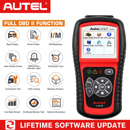Autel AL519 OBD2 Scanner Diagnostic Tool Car Code Reader Escaner Automotriz Automotive Scanner Car Diagnostic