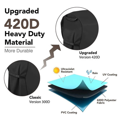 43 inch Outdoor BBQ Gas Grill Cover Heavy Duty Protection Waterproof Anti-UV