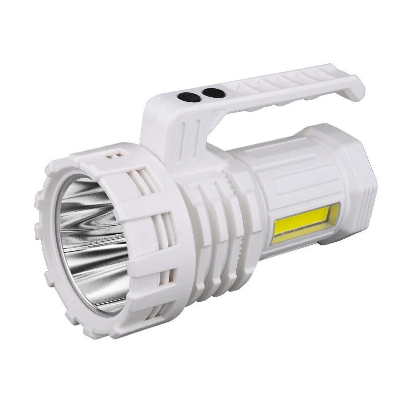 LED Brightest Power Charger Rechargeable Built-in Batter Flashlight Search high Light Rechargeable Light
