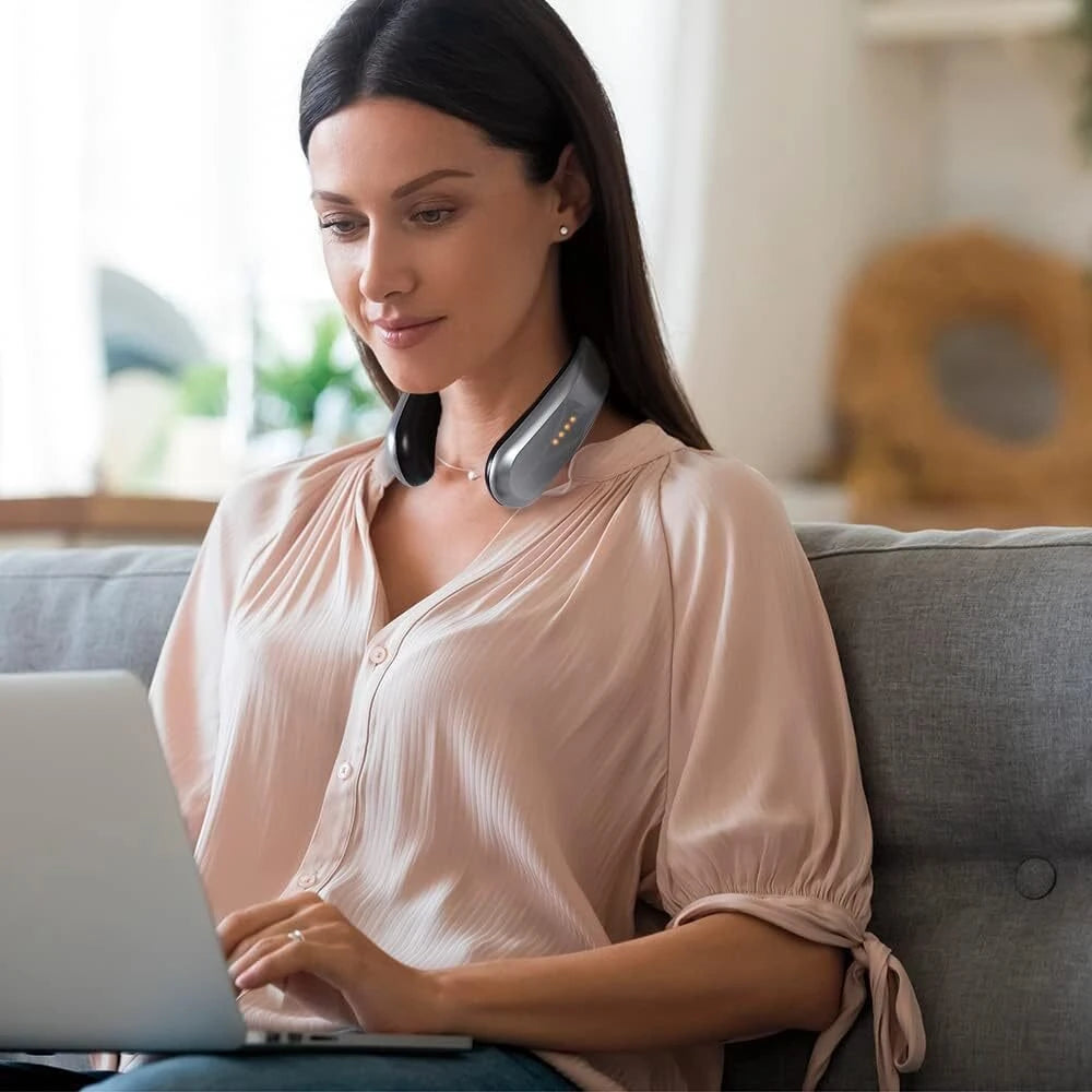 Portable Cordless Heater Neck Heater Personal Wearable Electric Heater 4-Speed Temperature Cordless Charging Personal Heater Outdoor Heater