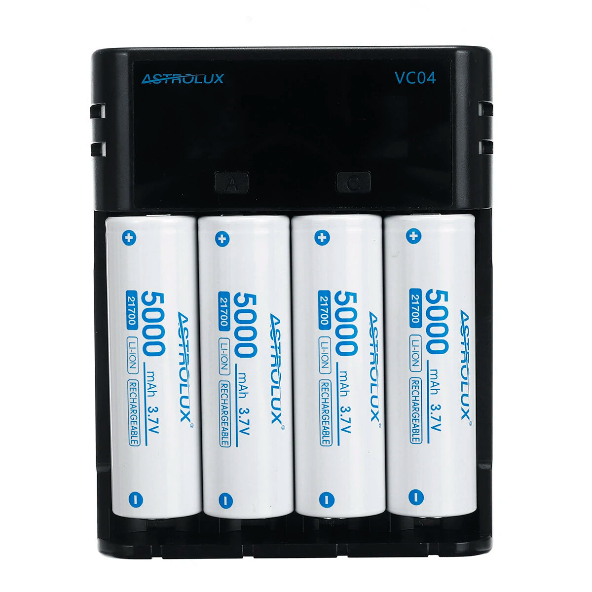 Astrolux C2150 5000mAh 3C 3.7V 21700 Li-ion Battery Unprotected 15A High Performance Rechargeable Lithium Power Cell For Flashlights RC Toys Remote Control Gamepad