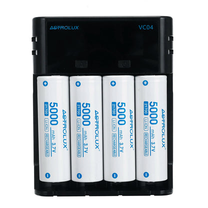 Astrolux C2150 5000mAh 3C 3.7V 21700 Li-ion Battery Unprotected 15A High Performance Rechargeable Lithium Power Cell For Flashlights RC Toys Remote Control Gamepad