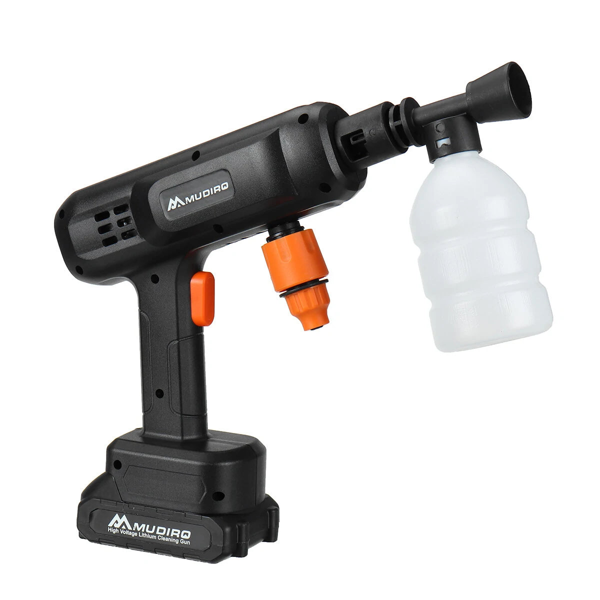 High Pressure Washer Cordless 500W 60bar/870psi Car Washing Spray Cleaner Machine 6 In 1 Water Sprayer EW-S03 21V/0.5A 15000mAh