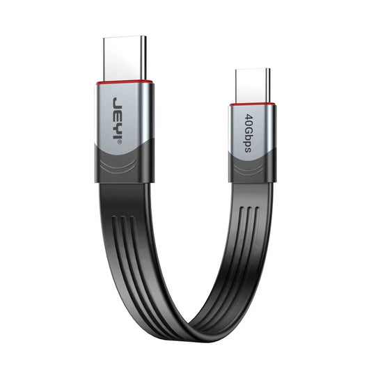 JEYI USB4.0 C to C Cable 40 Gb/s Data Transfer 100W PD3.0 Power Charging Compatible with TB4/3 USB-C and USB4 Devices
