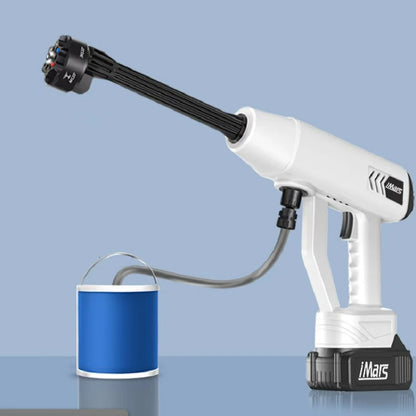 iMars ST-10 1300000Pa Cordless Battery High Pressure Cleaner with 13000mAh Battery,5-in-1 Multifunctional 5M Hose for Cars,Terrace,Window,Garden