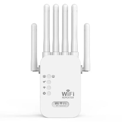 1200Mbps Wireless WiFi Repeater 2.4G&5.8G Signal Router 802.11N Long Range Wireless WiFi Extender Amplifier WIFI Booster with 6 Antennas
