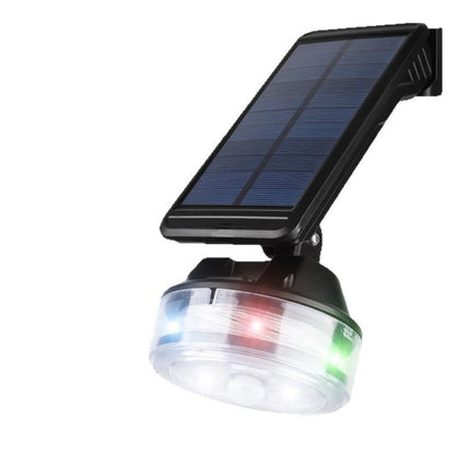 Solar Wall Light with Retractable 8m LED String Light 1800mAh Battery IP55 Waterproof Auto On/Off Outdoor Garden Decor