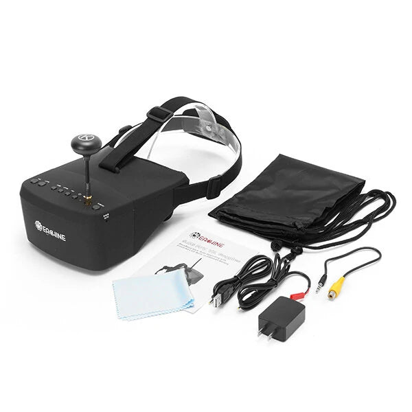 Eachine EV800 5 Inches 800x480 5.8GHz FPV Goggles 40CH Raceband Auto-Searching Build In Battery