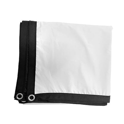 100/120 Inch Portable Foldable HD Projector Screen 16:9 Aspect Ratio Black Backing Outdoor Movie Screen for Home Theater Wide 160 Degree Viewing Angle Easy Installation