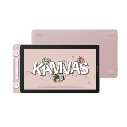 HUION Kamvas 13 Gen 3 Drawing Tablet with Display 2024 13.3 Inch Anti-Glare Glass Drawing Tablet with PenTech 4.0 16384 Pen Pressure 5 Push Buttons Dual Dial Perfect for Designers Artists