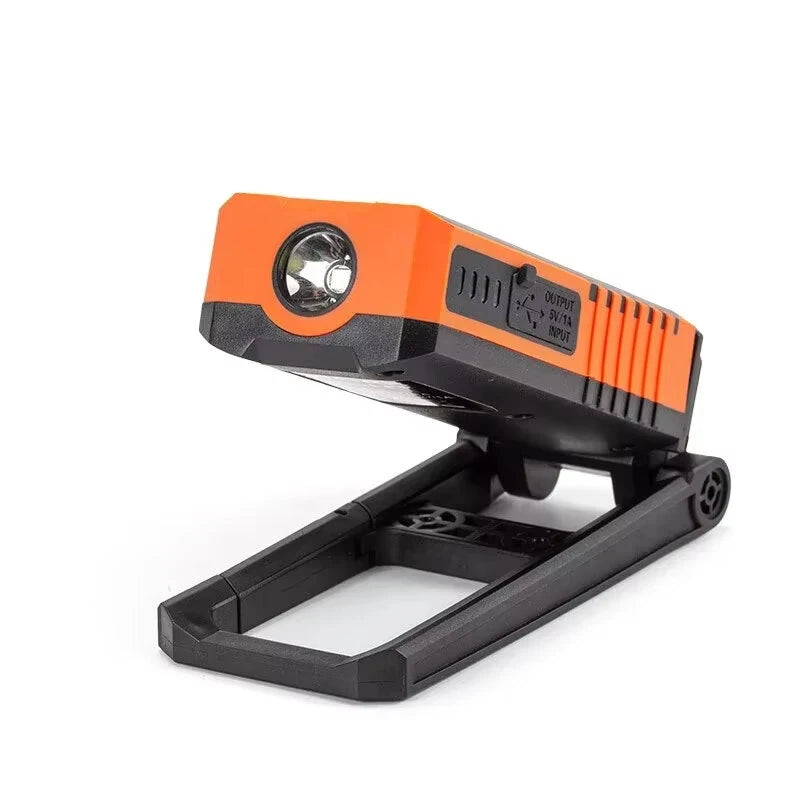 WK05 LED COB Work Light Bluetooth Speaker USB Rechargeable Work Lights with Magnetic Base Bluetooth-compatible Speaker LED Flashlight Inspection Power Bank Lights