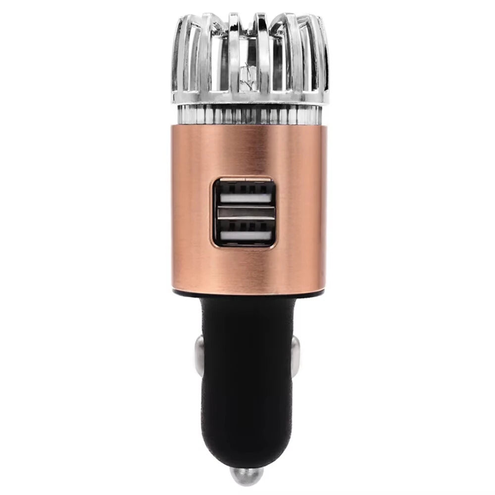 Car Air Purifier USB Charger Mini Auto Car Fresh Air anion Ionic Purifier Oxygen Bar Ozone Ionizer Cleaner Vehicle Air Freshener