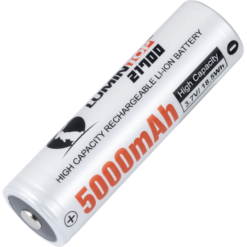 Lumintop 21700 Battery 5000mAh High Capacity Rechargeable Li-ion Cell 3.7V/18.5Wh Flashlight RC Home Tools Toys Batteries