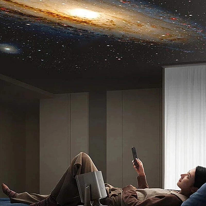 [EU/BR Direct English Version] Hisense Vidda C2 Ultra RGB Triple Color Lase 4K Projector 4G+128G HDR10+ Video 3D Beamer 3000 CVIA Lumens Optical Zoom 2.1 Channel Wi-Fi6 BT5.2 Home Theater with Subwoofer Video Player Cinema  With Free Gift Television Stick