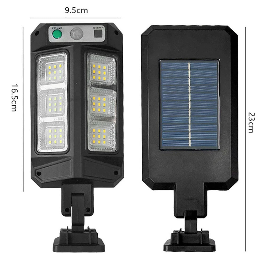 54LED Motion Sensor Solar Light Human Body Induction Garden Light Outdoor Waterproof Solar Outdoor Sensitive Motion Detection Street Lamp