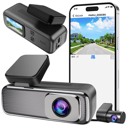 4K+1080P Dual Recording Dash Cam Invisible High-Definition Driving Recorder Front And Rear Dual Recording Screen Universal Hidden DVR Camera