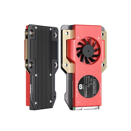 Daly BMS Smart Board LiFePO4 with Fan Iron Lithium Battery Protection Board with Balance+bluetooth+RS485+CAN S-type 4~24 Series with Parallel Module 3.65V