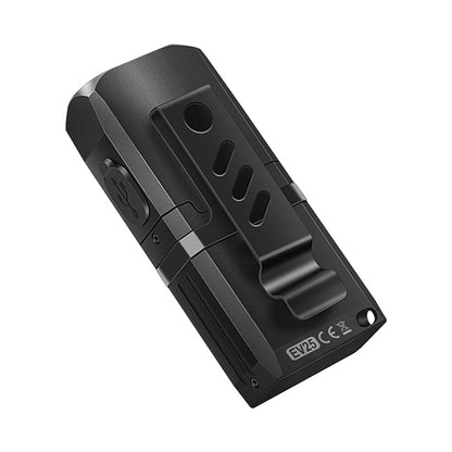 SEEKNITE EV15 650 Lumens Portable Outdoor Emergency Magnetic EDC Flashlight - White Light + RGB Aluminum Alloy Keychain Light with Type-C Rechargeable LED Keychain Light