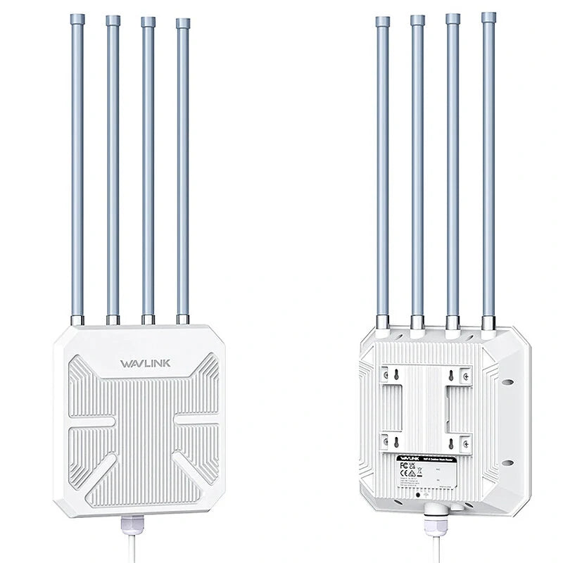 Wavlink AERIAL HD6 WiFi6 Outdoor Router AX1800 Long Range Weaterproof Wireless WIFI Extender/AP/Repeater Dual Band 2.4G&5Ghz Booster with 4 Antennas