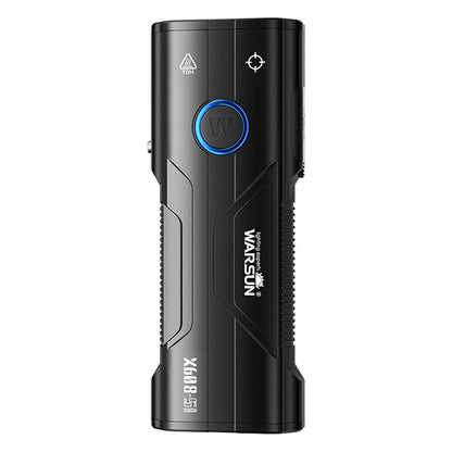 Warsun X608S 4180LM Ultra Bright LED+COB Flashlight Built-in 6000mAh Battery Type-C Rechargeable Torch Multi-functional Outdoor Emergency Portable LED Light