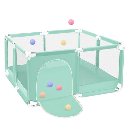Children Game Playpen Baby Barrier Fence Pit Pool Playground Indoor Basketball