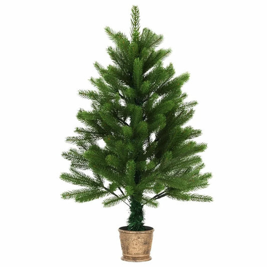 90cm Christmas Tree Artificial Holiday Tree for Home, Office, Party Decoration, Christmas Decoration with 200 Branches, Easy Assembly, Stable Stand