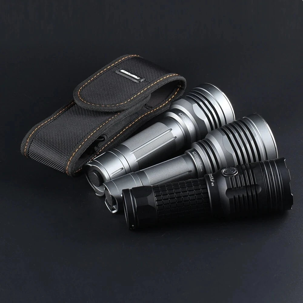 Convoy Flashlight Holster Pouch Camping Fishing Torch Carry Case Duty Belt Holder Latarka Bag for S2 Plus S2+ S3 C8 C8+ M1 M2 S11 M21A S21A S21B M3 M21C M26C 4X18A 3X21A L2 L21A L6 L7 L8