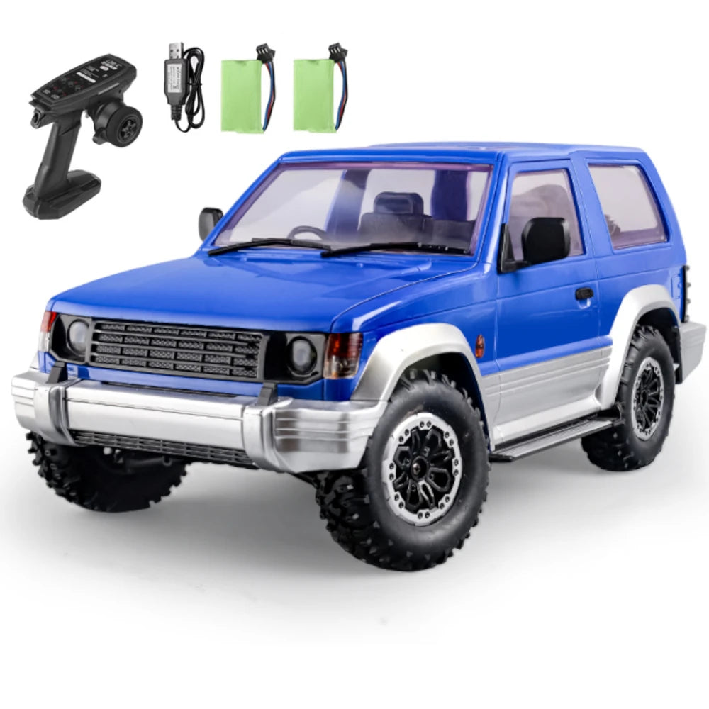 LDRC 1297 RTR Pajero 1/14 4WD RC Car LED Light Off-Road Truck Climbing Rock Crawler Full Proportional Vehicles Models Remote Control Toys