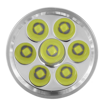 HAIKELITE HK07 XPH50.2 23000LM 6500K 7 LED Flashlight Super Bright 6 Modes Type-C Charging Searchlight Power Bank