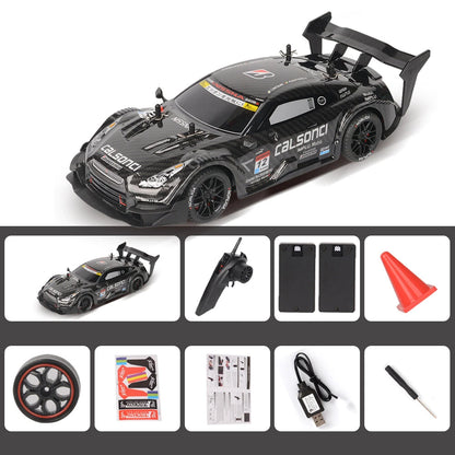 1/14 2.4G 4WD Drift RC Car High Speed LED Light On-Road Racing Remote Control Vehicles Models Multi Player Competiton Toys