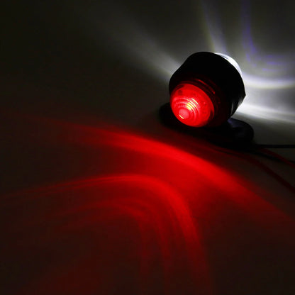 Mini Car Side Marker Lights Outline Lamps Waterproof Red White Universal Truck Trailer Caravan Lorry Van 12V 24V