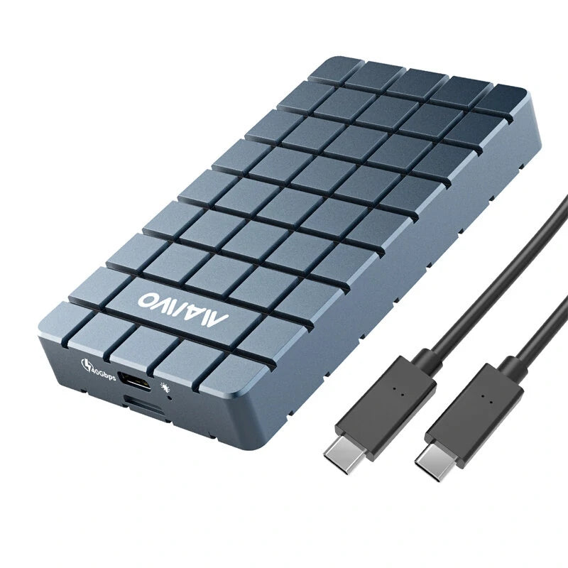 MAIWO K1717 USB 4.0 40Gbps M.2 NVMe SSD Enclosure M.2 to Type-C 4.0 8TB Solid State Drive Aluminum Case for Thunderbolt 4 Hard Box