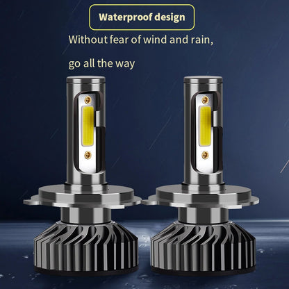 INFITARY 12V H4 H7 H11 COB LED Car Headlight Bulbs Super Bright Modified Auto Light F2