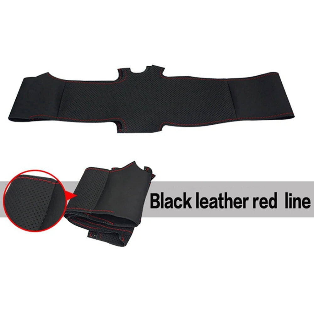 Artificial Leather Car Steering Wheel Cover for VW Golf 4 Passat B5 1996-2003 Seat Leon 1999-2004 for Polo 1999-2002