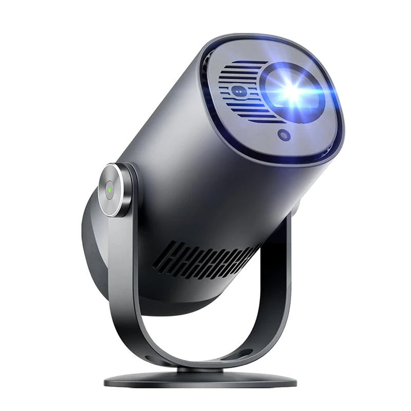 [EU Direct] Dangbei Freedo 1080P LED Portable Projector with Stand Netflix Officially Licensed 450 ISO Lumens Dolby Audio Home TV Theater Support Wi-Fi and bluetooth Auto Focus & Keystone Eye Protection Smart Home Cinema Projector