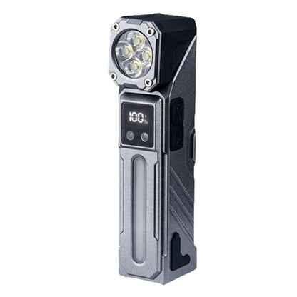 T130 Motion Sensor Multifunction LED Headlamp with Digital LCD Display Dual Light Source Magnetic Attraction Waterproof Work Lamp for Camping Hiking Cycling