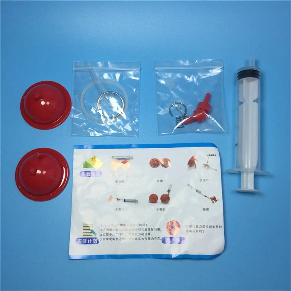 DIY Physical Experiments Technology Kit Magdeburg Hemisphere Atmospheric Pressure Demonstration Test Students Learning Toys