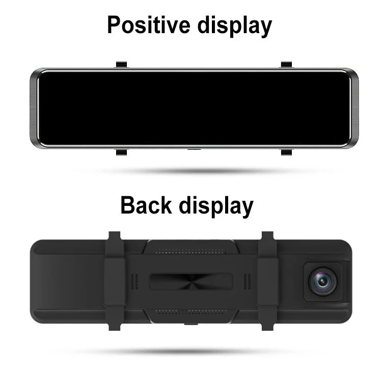 4K+2K Car Rearview Mirror Dash Cam Front Rear Dual Recording with G-Sensor Support Locking Emergency Video