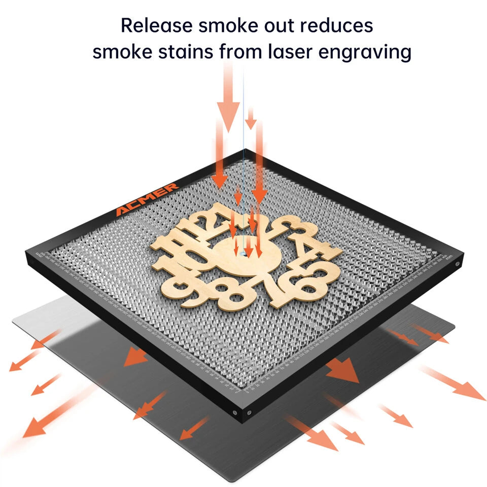 [EU/US Direct] ACMER Laser Equipment Honeycomb Working Table For Sculpfun XTOOL ATOMSTACK CO2 Cutting Laser Engraver Machine