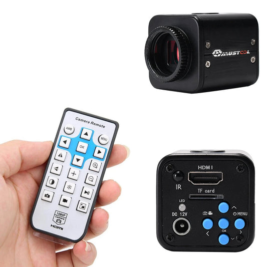 Mustool HY-5199 16MP HDMI Microscope Camera Sony CMOS Sensor 1080P Full HD Output 2K Recording Digital Zoom Multilingual Support