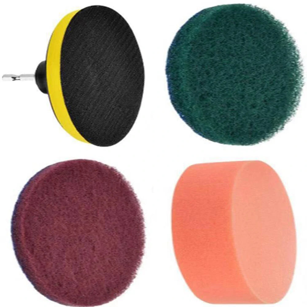 25PC/SET Electric Drill Brushes Brush Attachable for Cleaning Pool Tile Flooring Brick Ceramic Marble Grout Bathroom Car