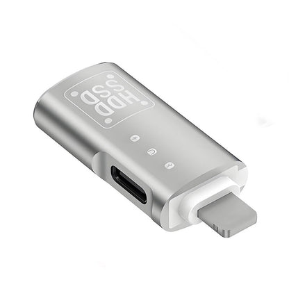 Type-C to Lightnings OTG Adapter Fast Data Transfer Fast Charging Supported Type-C Female To Lightnings Male Connector for Phone U Disk Earphones