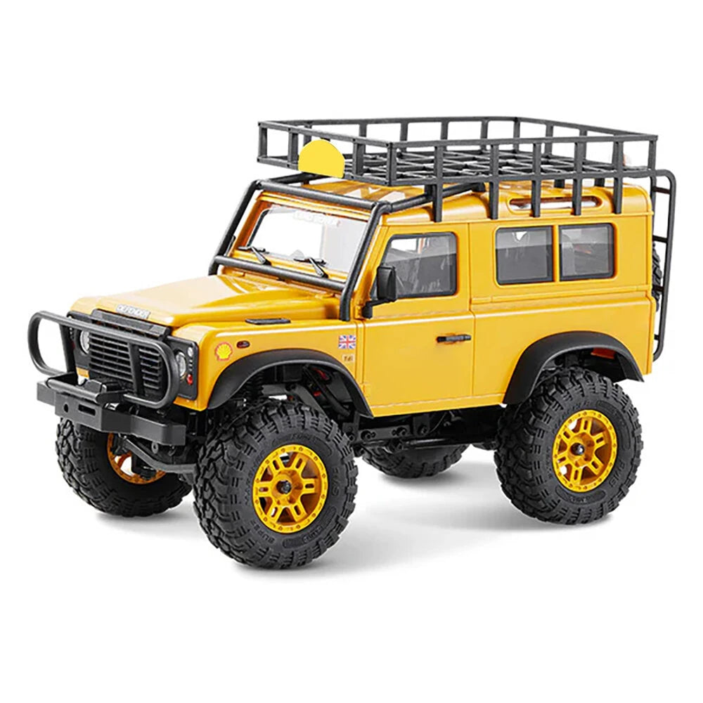 FMS FCX24M RTR 1/24 2.4G 4WD RC Car for Land Rover Camel Trophy Edition Rock Crawler Off-Road Climbing Truck Two Speed LED Lights Vehicles Models Oil Filled Shocks Toys
