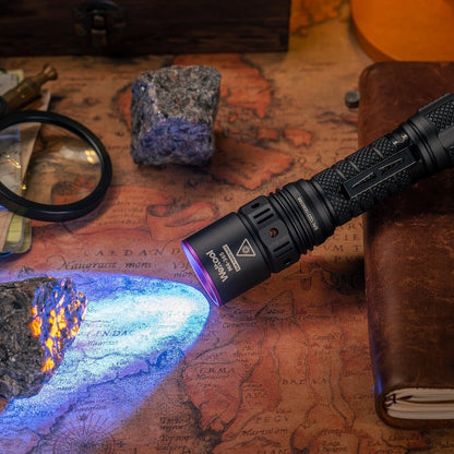 Weltool M4-365 "Blue-Faced Beast" 365nm UV Flashlight Come With 21700 Lithium Battery Powerful Black Light for Outdoor Adventurers