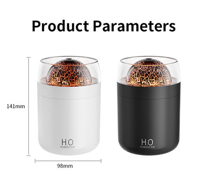 Tevorex 500ML USB Cool Mist Humidifier with Night Light and Timer Silent Air Diffuser for Bedroom & Home