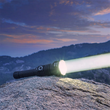 Weltool W5R Pro 2898M Long Range LEP Flashlight 920LM Rechargeable Throwing LED Torch for Search Rescue Strong LEP Spotlight