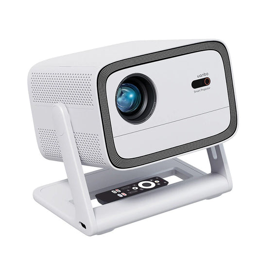 [Netfilx Certified]Wanbo Vali 1 Smart Gimbal Projector 200 Rotating 1080P FHD 900 ANSI Lumens Android TV 11 Auto Focus Keystone Correction Home Cinema Entertainment Streaming Player