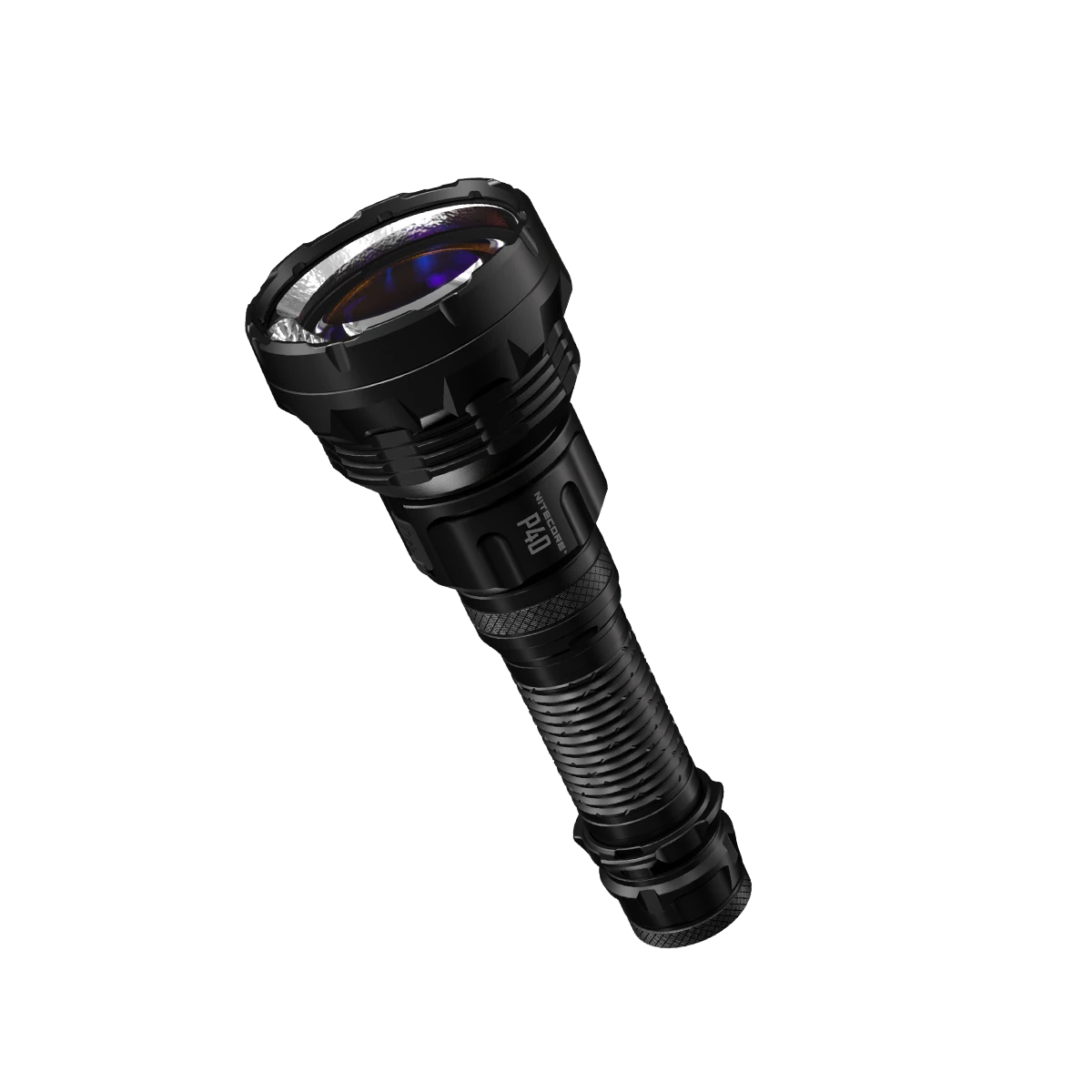 Nitecore P40 Long-Range LEP Flashlight 2000 Lumens 3171 Yards Beam Distance USB-C Rechargeable Spotlight & Floodlight Waterproof Tactical Flashlight for Search & Rescue, Outdoor, Camping