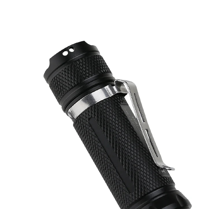 Folomov 18650S 900LM 167m Compact EDC Flashlight Come with 18650 Battery USB Rechargeable Mini LED Torch 9 Modes For Outdoor Camping Hiking Hunting